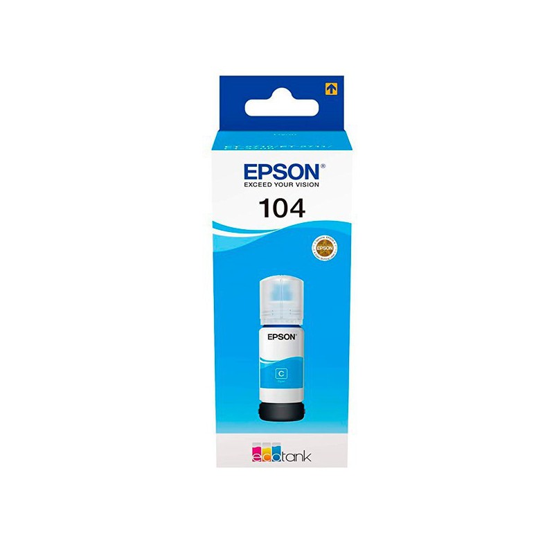 INK JET EPSON ORIG.C13T00P240 ECOTANK Nº 104  CYAN