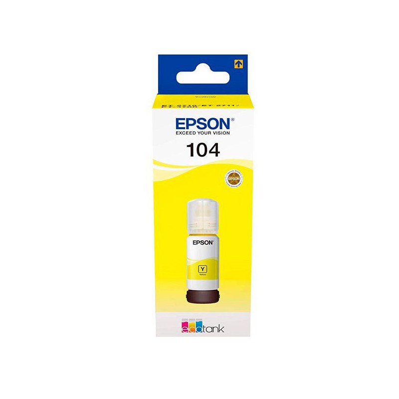 INK JET EPSON ORIG.C13T00P440 ECOTANK Nº 104 YELLON 