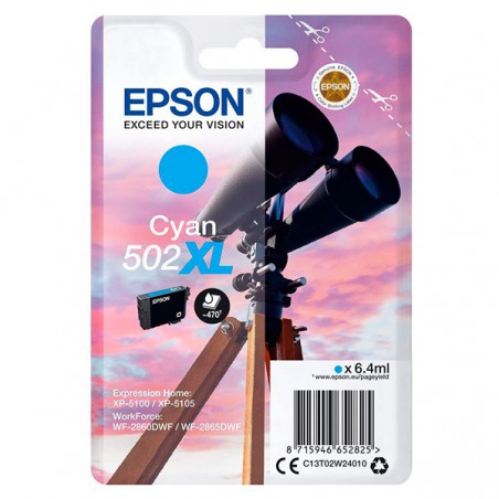 INK JET EPSON ORIG.C13T02W24010 Nº502XL CYAN 