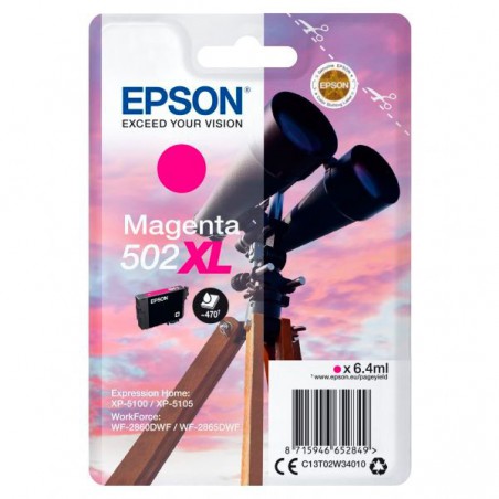 INK JET EPSON ORIG.C13T02W34010 Nº502XL MAGENTA