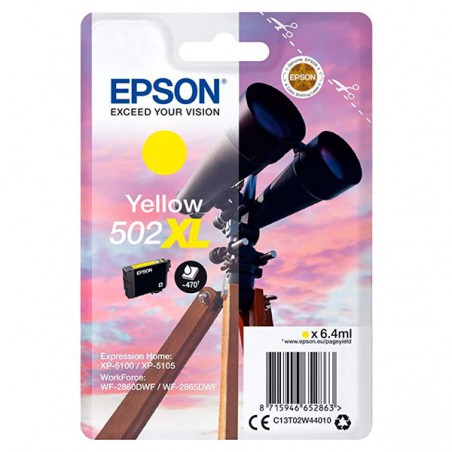 INK JET EPSON ORIG.C13T02W44010 Nº502XL YELLOW