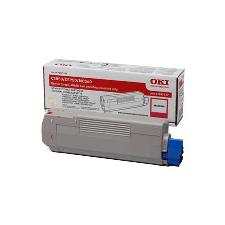 TONER OKI ORIG. C5850/5950 MAGENTA    6000 PA