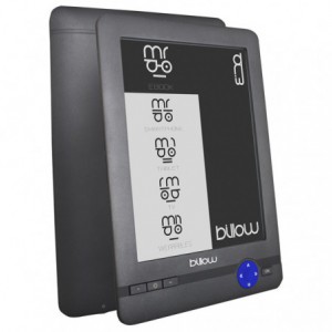 E-BOOK BILLOW TINTA ELEC. 6" 4GB PANTALLA TACTIL E03T*