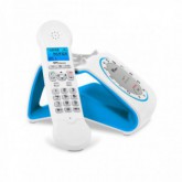 TELEFONO SPC INALAMBRICO 7704A BLANCO/AZUL RETRO GLAMOUR*