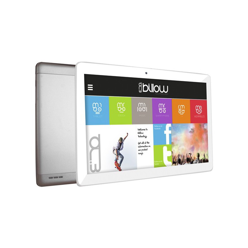 TABLET BILLOW X103S 10.1" QUAD IPS 1+16GB 3G PLATA*