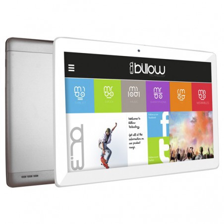 TABLET BILLOW X103S 10.1" QUAD IPS 1+16GB 3G PLATA*
