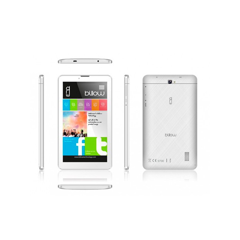 TABLET BILLOW X703W 7" QUAD IPS 1.3GH 8GB ANDROID 8.1 BLAN*