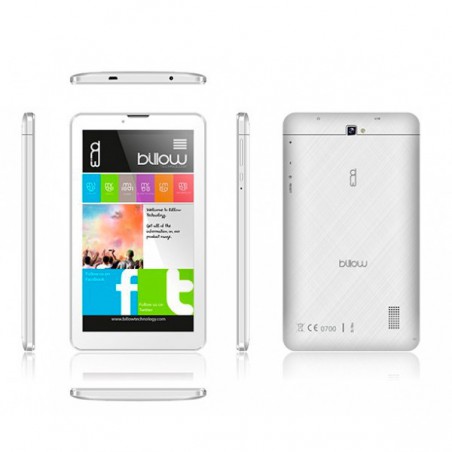 TABLET BILLOW X703W 7" QUAD IPS 1.3GH 8GB ANDROID 8.1 BLAN*