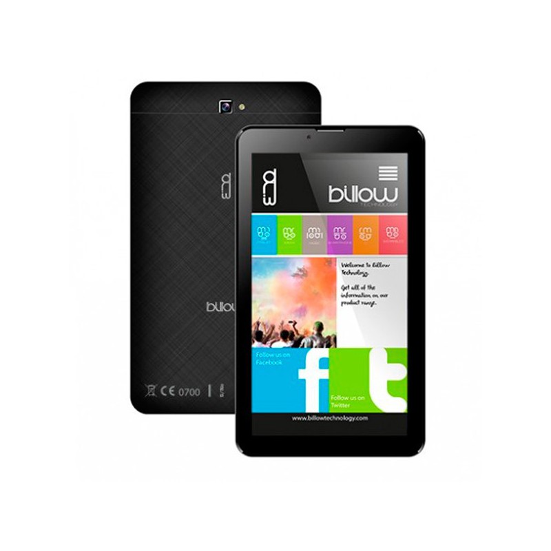 TABLET BILLOW X703B 7" QUAD IPS 1.3GH 8GB ANDROID 8.1 NEGRA*
