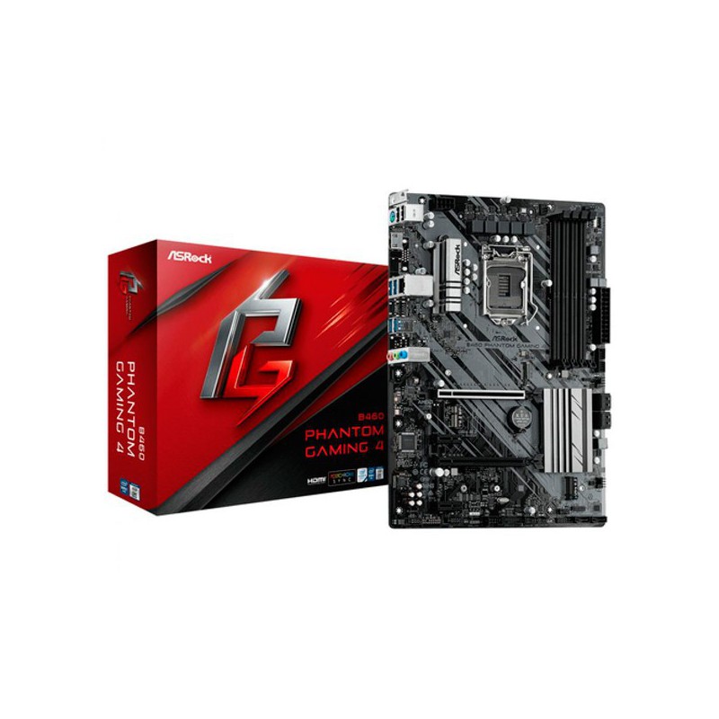 PLACA BASE ASROCK B460 PHANTOM GAMING 4 SOCKET1200 ATX