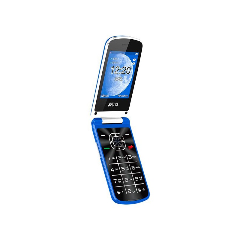 TELEFONO SPC MOVIL EPIC SENIOR DUAL SIM RADIO FM AZUL 2315A*