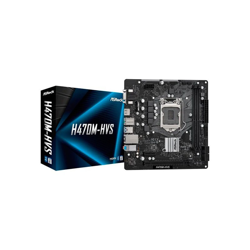 PLACA BASE ASROCK H470M-HVS LGA 1200 MICRO ATX