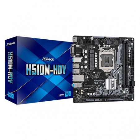 PLACA BASE ASROCK H510M-HDV 1200 MATX
