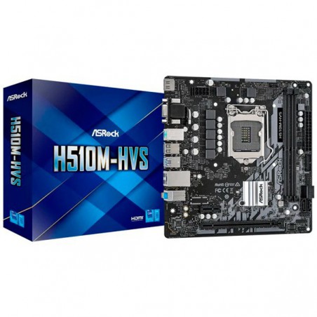 PLACA BASE ASROCK H510M-HVS,INTEL,1200,H510,2DDR4,64GB,VGA+H