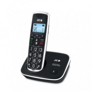 TELEFONO SPC COMFORT KAISER INALAM.DUO 7609N NEGRO MA.LIBR