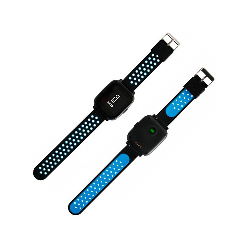 SMARTWATCH  BILLOW SPORT WATCH XS35 NEGRO/AZUL XS35BBL*