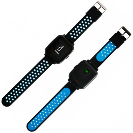 SMARTWATCH  BILLOW SPORT WATCH XS35 NEGRO/AZUL XS35BBL*