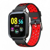 SMARTWATCH  BILLOW SPORT WATCH XS35 NEGRO/RED XS35BR*