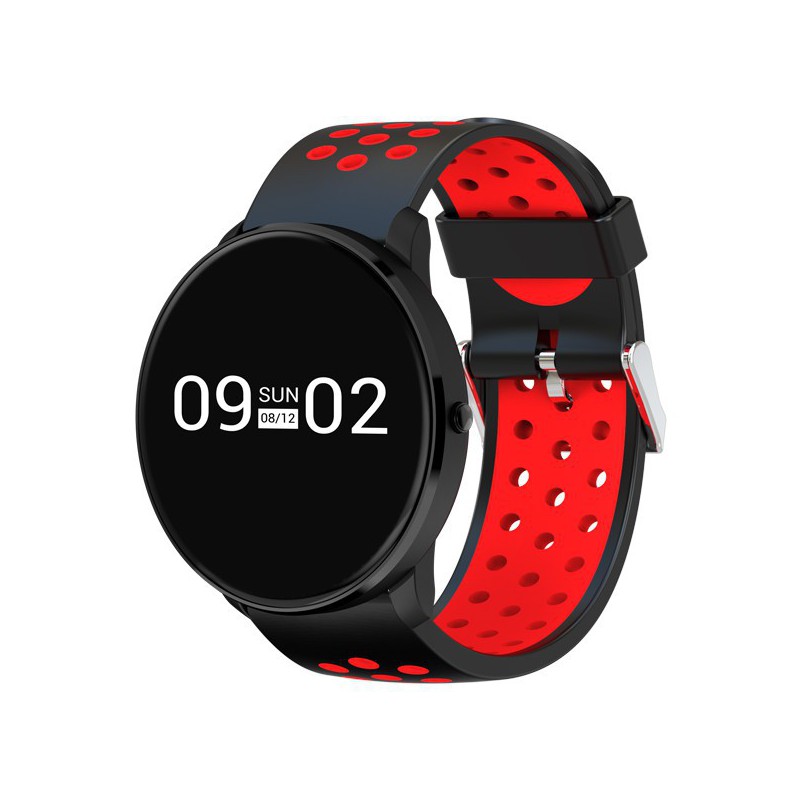 SMARTWATCH  BILLOW SPORT WATCH XS20 NEGRO/ROJO XS20BR*