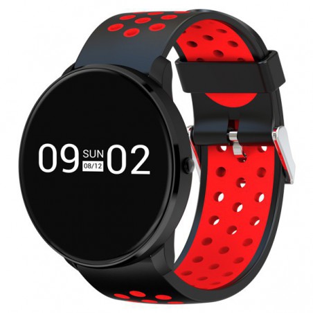 SMARTWATCH  BILLOW SPORT WATCH XS20 NEGRO/ROJO XS20BR*