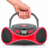 REPRODUCTOR CD SPC CLAP BOOMBOX ROJO 4501R