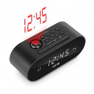 RADIO DESPERTADOR SPC CON PROYECTOR FRODI MAX  NEGRO 4586N
