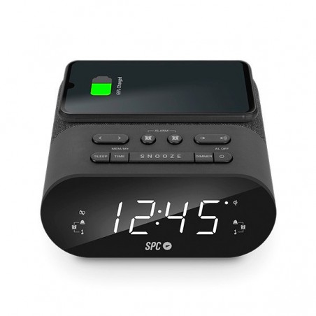 RADIO DESPERTADOR SPC CARGA INALÁMBRICA SMARTPHONE FQ 4587N 