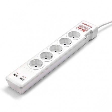 REGLETA PROTECTORA SALICRU SPS SAFE 5+2 USB 