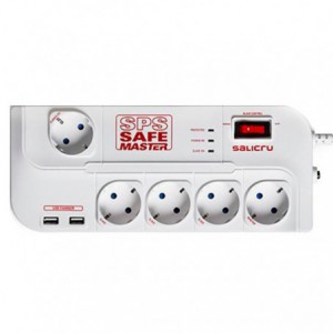 REGLETA PROTECTORA SALICRU SPS SAFE MASTER 5 TOMAS 