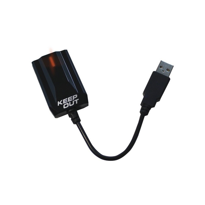 ADAPTADOR SONIDO KEEP OUT  USB 7.1 GAMING HXADAP 