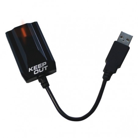 ADAPTADOR SONIDO KEEP OUT  USB 7.1 GAMING HXADAP 