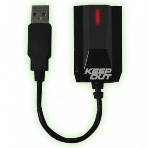 ADAPTADOR SONIDO KEEP OUT  USB 7.1 GAMING HXADAP 
