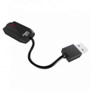 ADAPTADOR SONIDO KEEP OUT  USB 7.1 GAMING HXADAP 