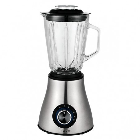 BATIDORA NEVIR VASO JARRA CRISTAL 1,5 LIT 1000W  ACERO