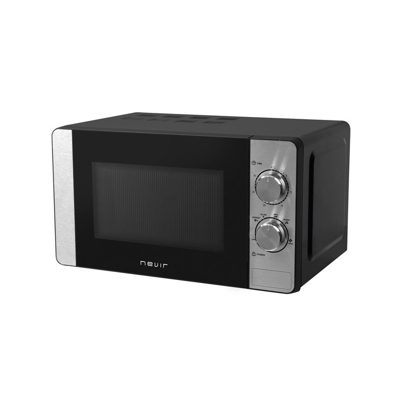 MICROONDAS NEVIR 20 L.700W INOX. GRIS INTER. NVR-6232M