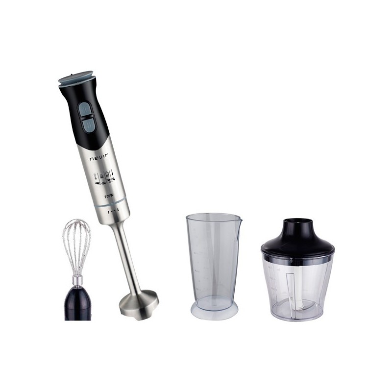 BATIDORA NEVIR SET ACCESR. 700W ACERO INOXIDABL NVR-8350 BA 
