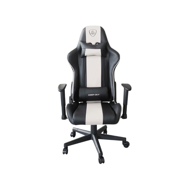 SILLA KEEP-OUT GAMING PROFESIONAL XSPRO RACING BLANCA/NEGRO