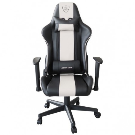 SILLA KEEP-OUT GAMING PROFESIONAL XSPRO RACING BLANCA/NEGRO