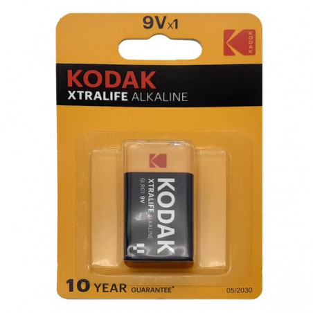 PILAS ALCALINAS KODAK XTRALIFE 9V PAQ 1