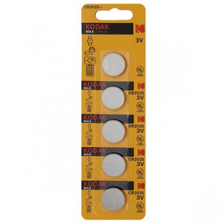 PILAS ALCALINAS KODAK ULTRA 2025 PAQ 5