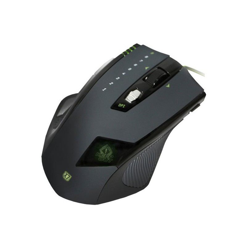 RATON KEEP OUT OPTICAL GAMING 5000DPI/11B. X7*
