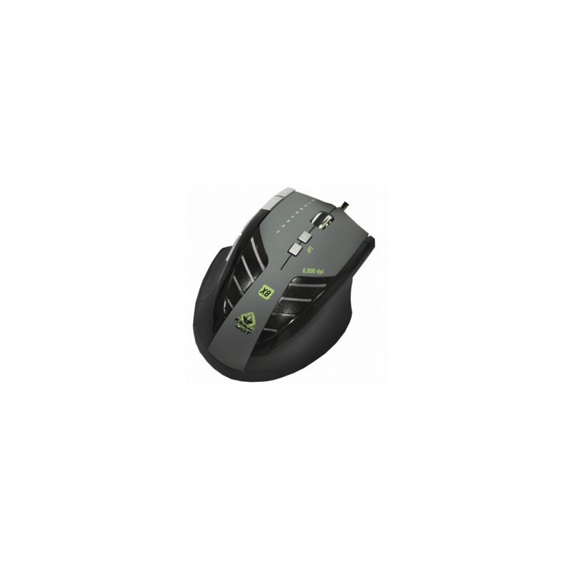 RATON KEEP OUT OPTICAL GAMING 6000DPI/9BOT X8*