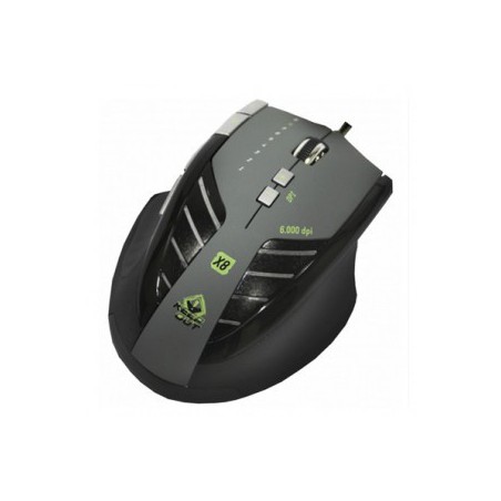 RATON KEEP OUT OPTICAL GAMING 6000DPI/9BOT X8*