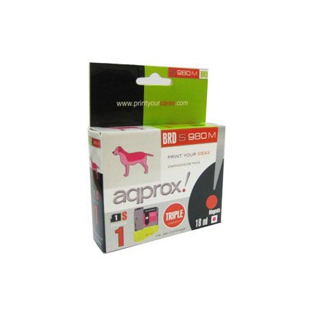 INK JET COMP BROTHER LC980M/LC1100M/LC985M MAGENTA