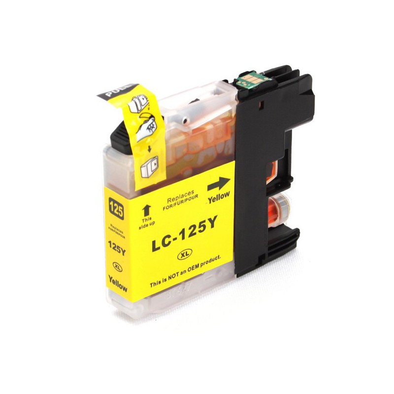 INK JET COMP  BROTHER LC125Y AMARILLO 