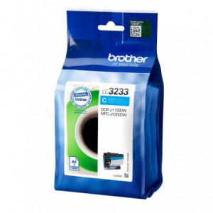 INK JET BROTHER ORIG LC3233C DCPJ1100DW/MFCJ1300DW