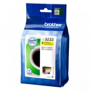INK JET BROTHER ORIG LC3233Y DCPJ1100DW/MFCJ1300DW