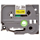 CINTA BROTHER ORIG.TZES651 SUPER ADHES.AMAR/NEGRO 24MM 8M