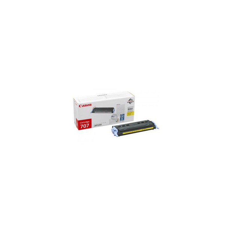 TONER CANON ORIG.CL707A LBP-5000 AMARILLO