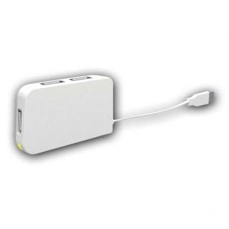 HUB APPROX TRAVEL 4 PORT USB BLANCO  APPHT4W*